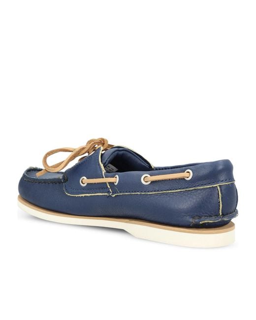 Timberland Blue Round-Toe Casual Shoes for men