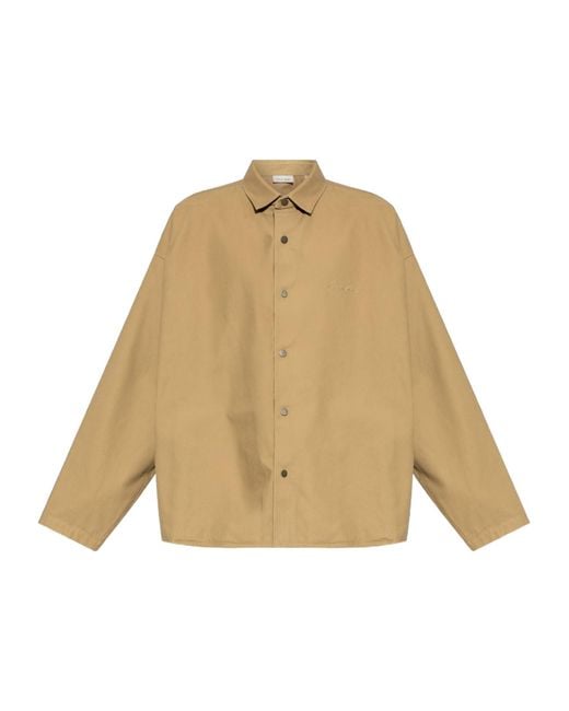 Fear Of God Natural Essentials Logo-Embroidered Jacket for men