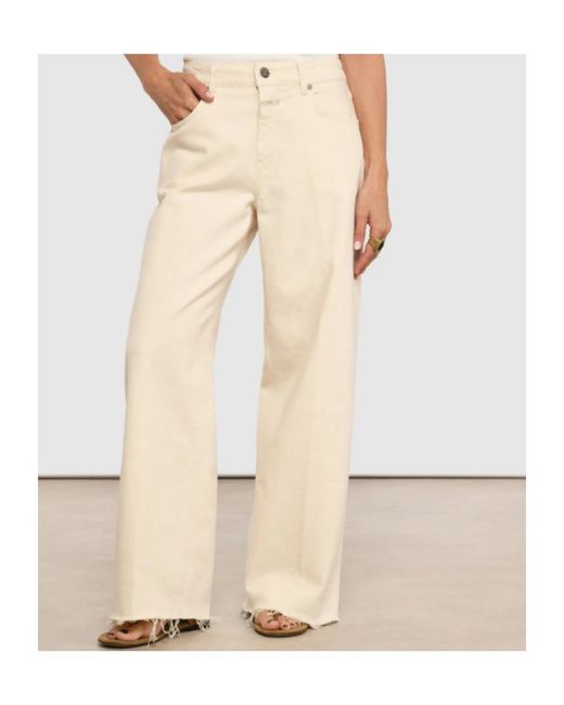 Closed White Jayla Frayed Jeans