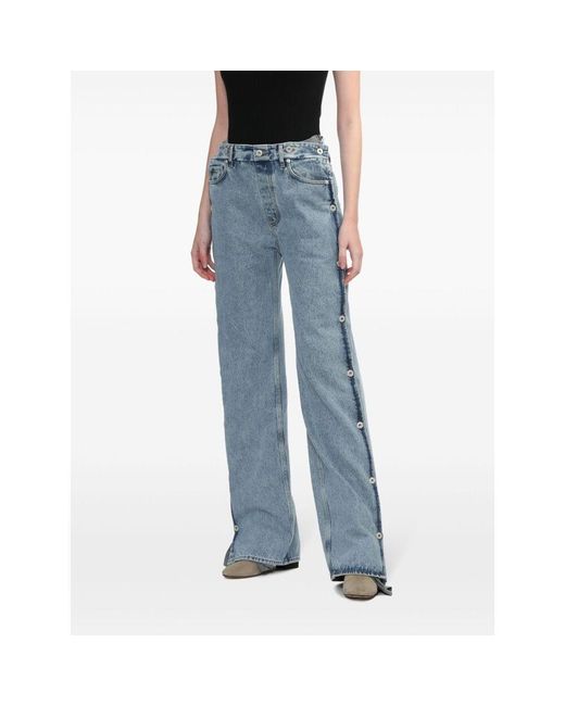 Y. Project Blue Collapsable Waist Jeans for men