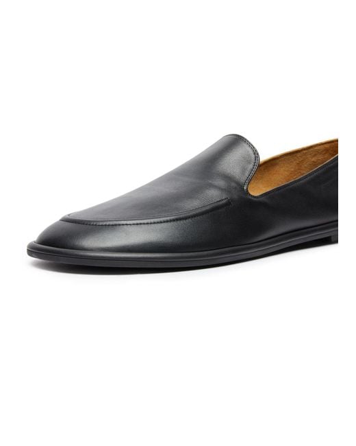 The Row Black Flat Loafers