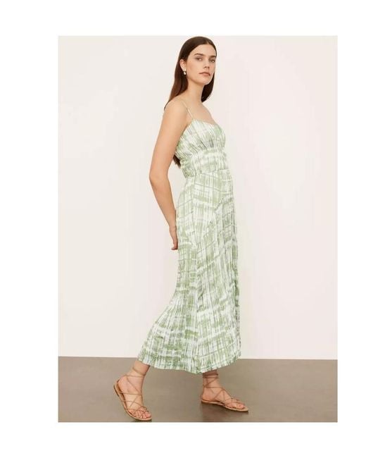 Vince Green Tie-Dyed Suspender Dress
