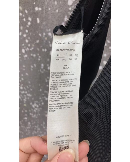 Rick Owens Black Bahaus Zip-Detail Vest for men