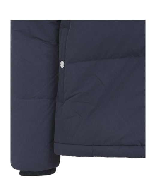 Paul Smith Blue Giubbino Con Cappuccio for men