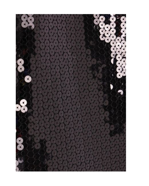 Junya Watanabe Black Sequined Biker Jacket