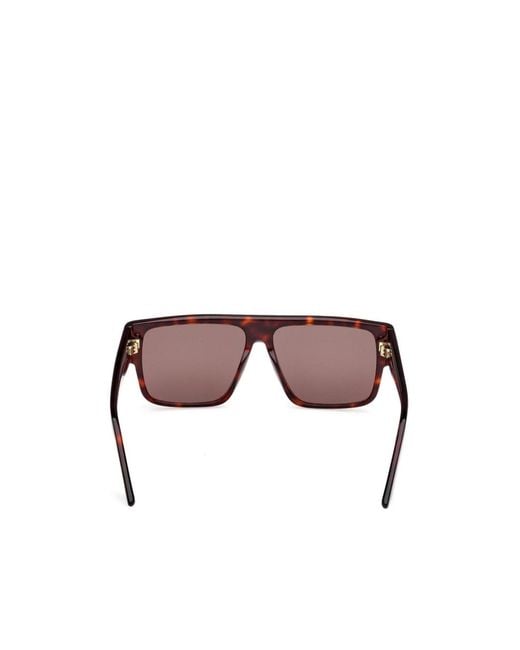 Gcds Purple Logo Temple Sunglasses for men