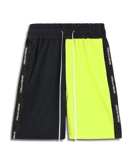 Daniel Patrick Blue Stitching Leisure Sports Shorts for men