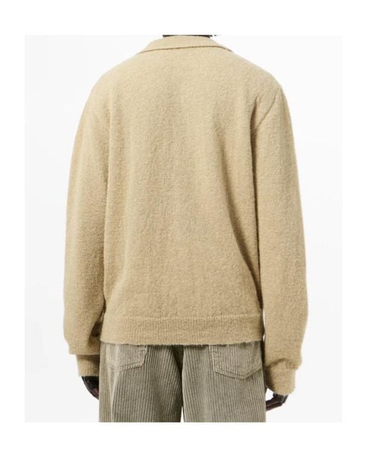Our Legacy Natural Long Sleeved Button-Up Cardigan for men