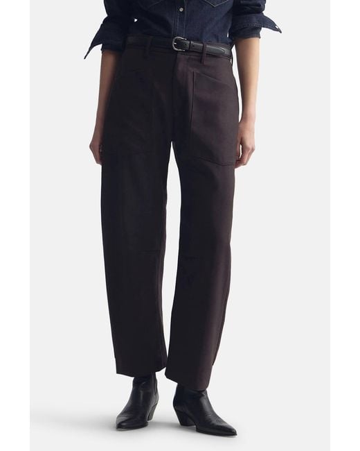 Nili Lotan Gray Casual Trousers With Belt Loops