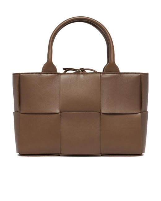 Bottega Veneta Brown Mini Arco Tote Bag