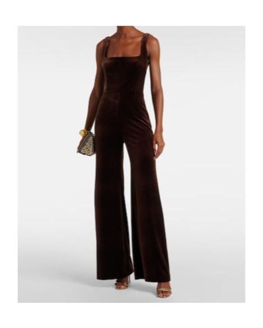 Galvan Multicolor Vesper Velvet Jumpsuit