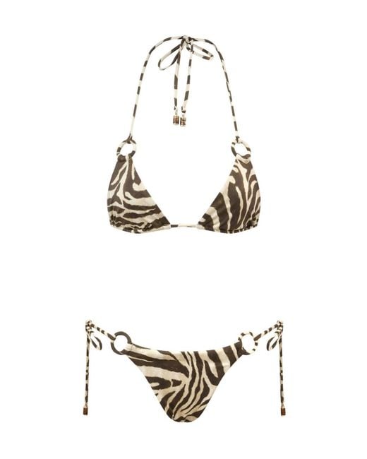 Zimmermann White Wanderlust Ring-Tie Bikini