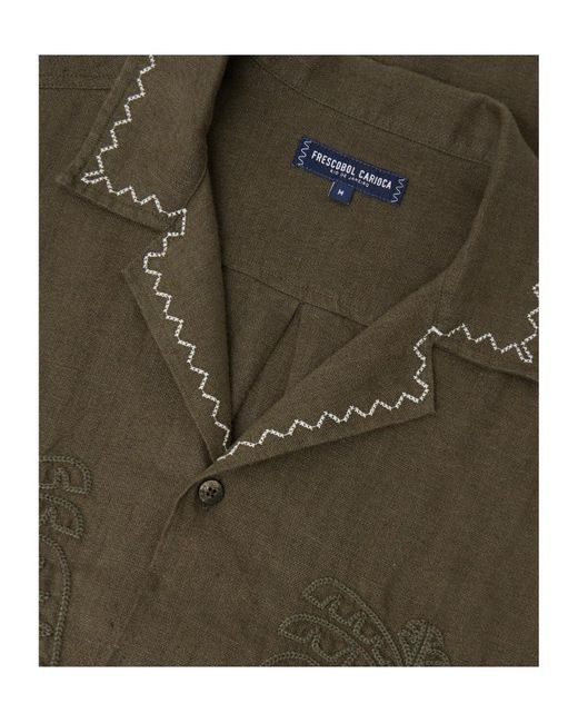 Frescobol Carioca Green Flavio Shirt for men