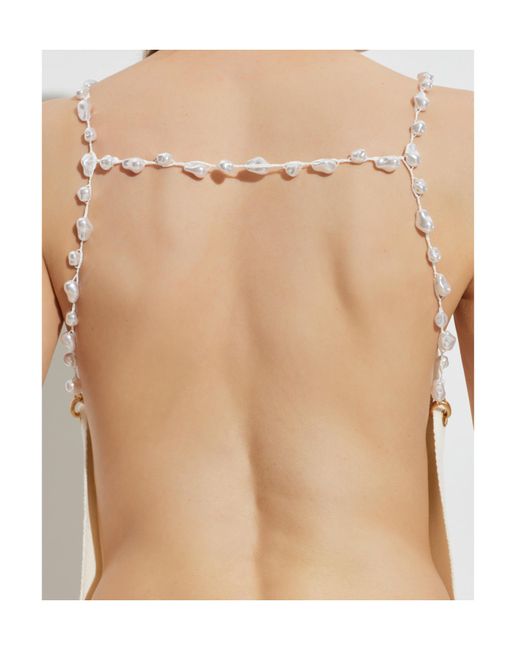 Cult Gaia White Sleeveless Dress