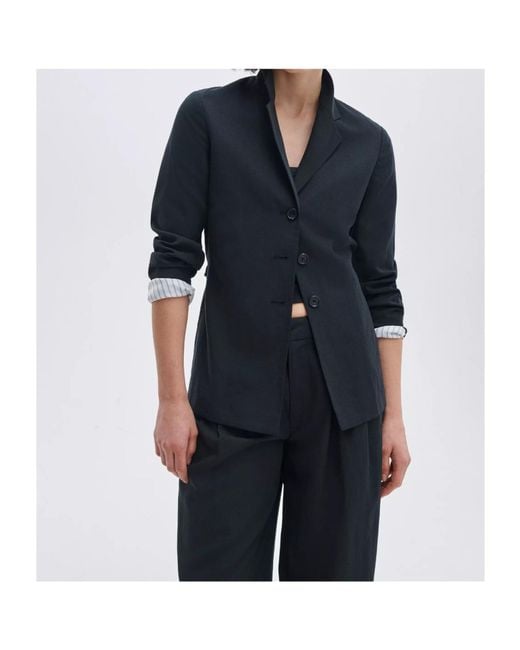 Rag & Bone Blue Long-Sleeved Suit Jacket
