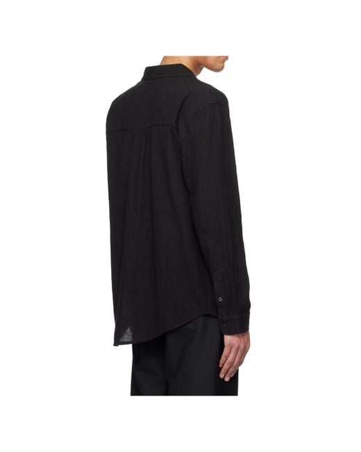 Séfr Black Séfr Leo Lightweight Voile Shirt for men
