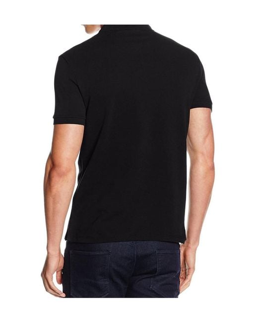 Armani Jeans Black Logo Polo Shirt for men