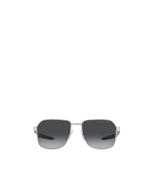 Prada Linea Rossa Multicolor Prada Eyewear Rectangular Frame Sunglasses for men