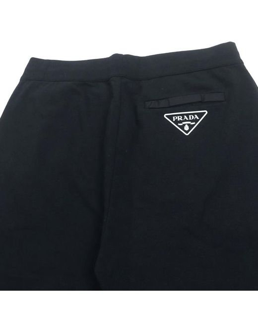 Prada Blue Elastic Waist Sports Pants for men