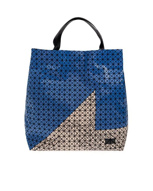 Issey Miyake Blue Cart S Autobahn Geometric Tote Bag for men