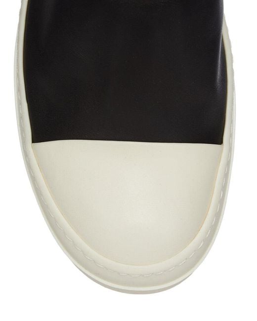 Rick Owens Black High Rubber-Sole Boots for men