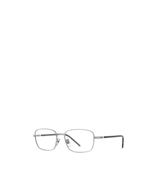 Givenchy White Round Flat Mirror for men