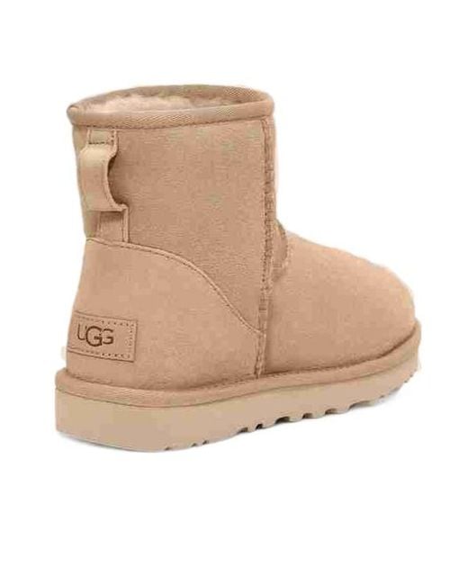 Ugg Natural Classic Mini Ii Ankle Boots