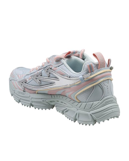 Off-White c/o Virgil Abloh Gray Lace-Up Sneakers