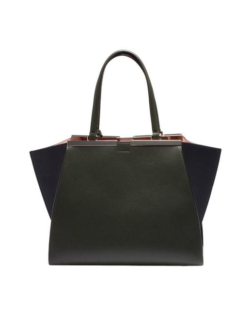 Fendi Black Logo Details Handbag