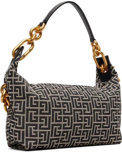 Balmain Metallic Sync Medium Chain Linked Handbag