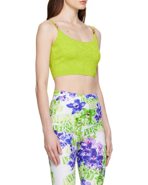 Versace Yellow Knitted Top