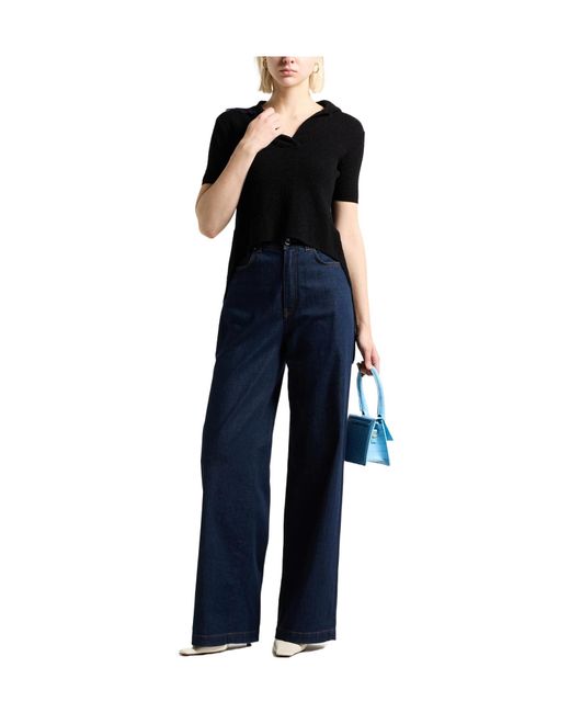 Jacquemus Black Solid Colour Jumpers