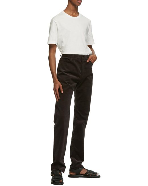 The Row White Finished-Edge Cotton T-Shirt for men