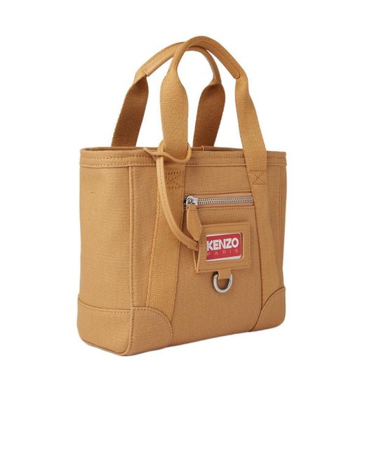 KENZO Orange Paris Mini Tote Bag