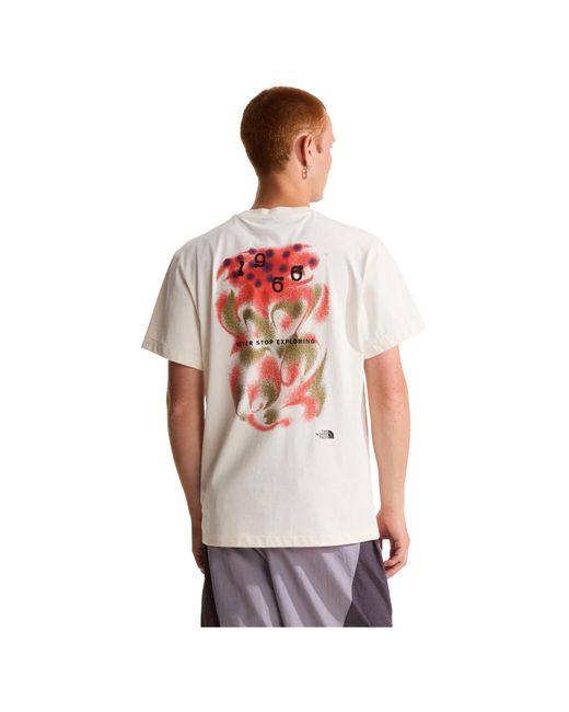 The North Face White Crew-Neck Short-Sleeve T-Shirt for men