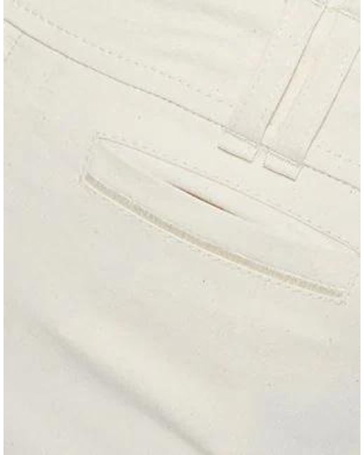 Isabel Marant White High-Waisted Casual Tapered Trousers