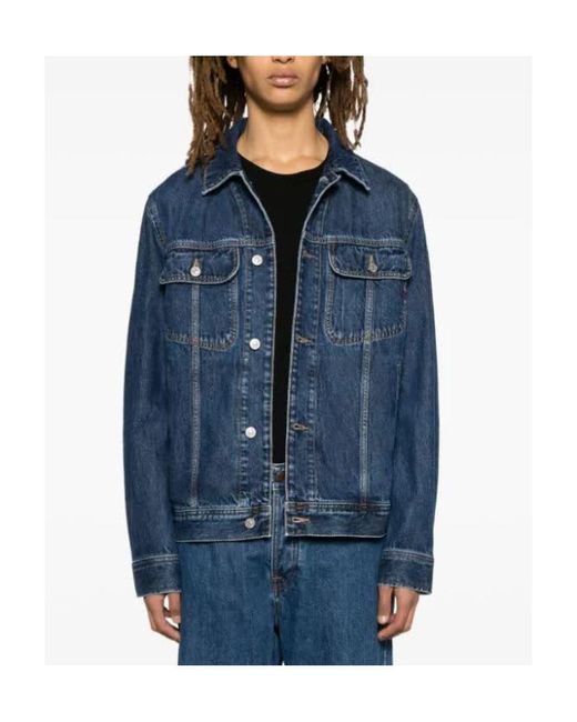 DIESEL Blue D-Barcy Denim Jacket for men