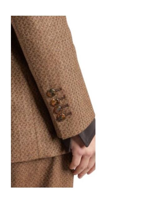 Blazé Milano Brown High-Quality Blazer