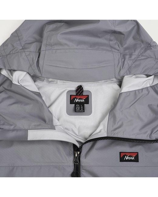 NANGA Gray Hooded Casual Jacket for men