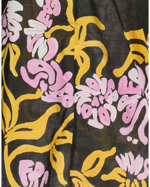 Marni Black V-Neck Kaftan Top
