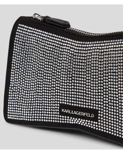 Karl Lagerfeld Black K/Seven Element Crossbody Bag