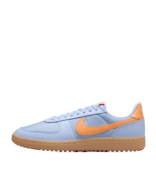 Nike Blue Field General 82 Lace-Up Sneakers for men