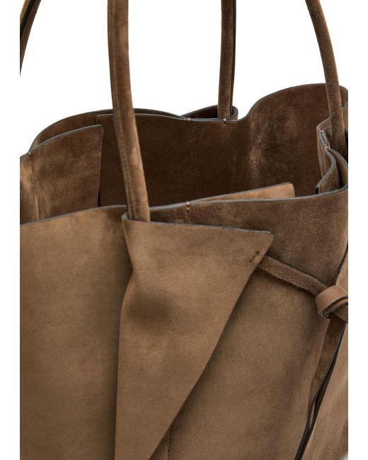 Gabriela Hearst Brown Marija Suede Tote Bag