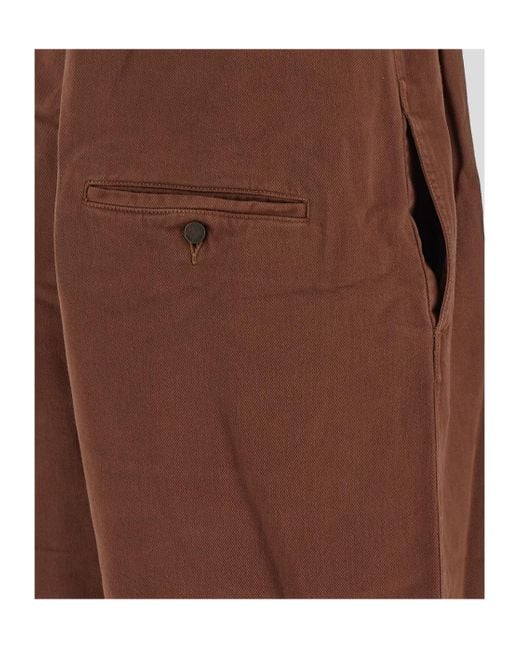 Uma Wang Brown Pino Pleated Playsuit