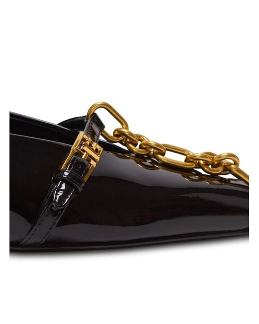 Balmain Multicolor Sync Patent Leather Mules With Pointed Toe