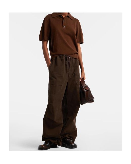Entire studios Brown Cotton Cargo Pants