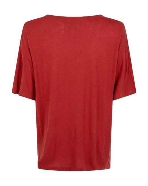 Loulou de Saison Red Ezra Classic Fit T-Shirt