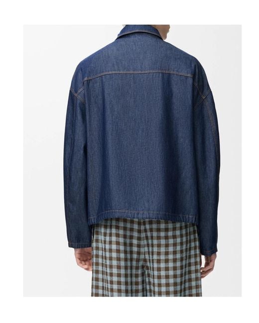 Loewe Blue Zipped Jacket for men