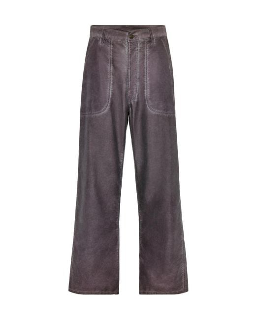 Maison Margiela Gray Double-Dyed Workwear Trousers for men