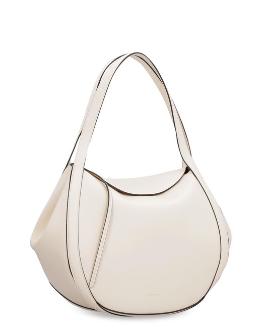 Wandler Natural Lin Foldover Tote Bag